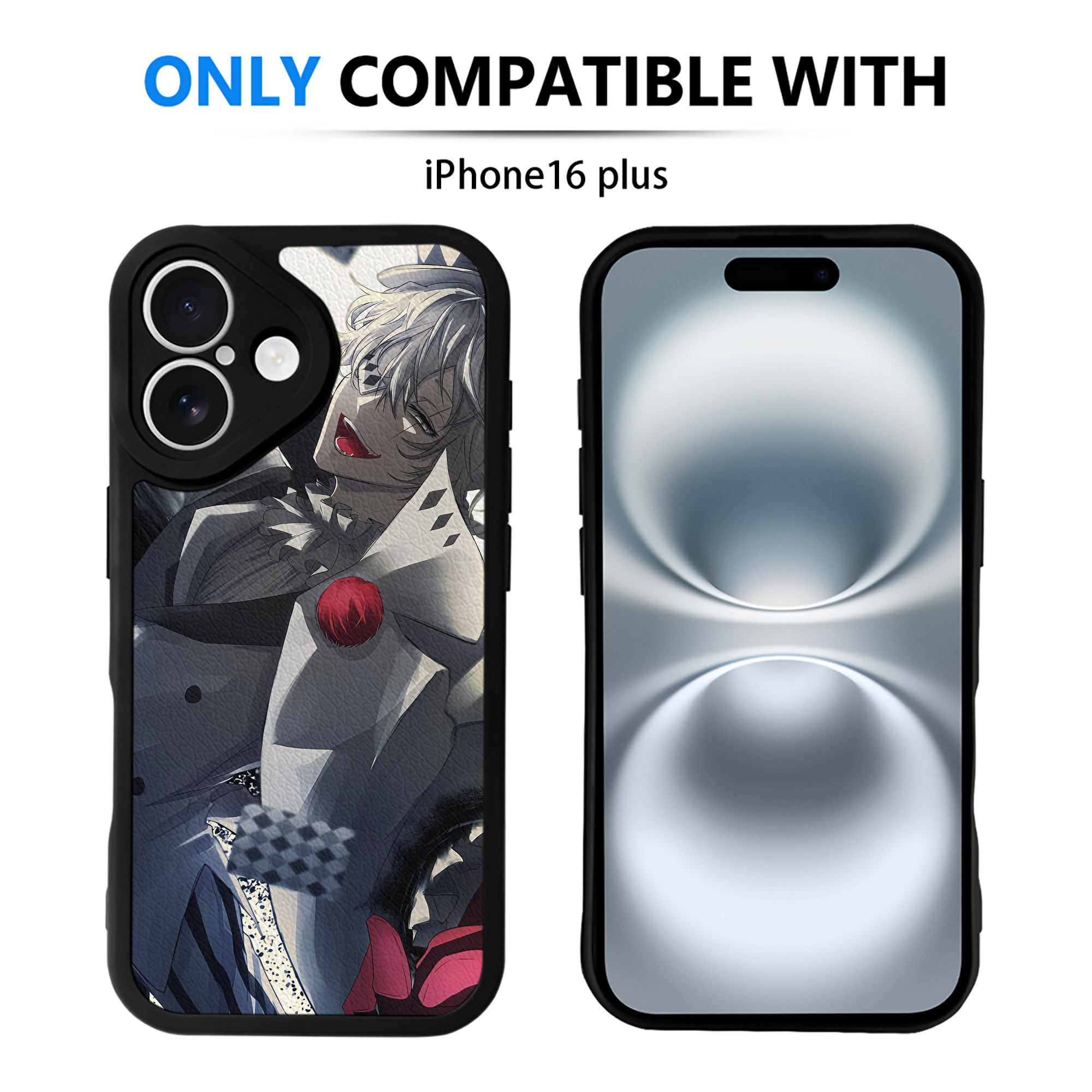 （画像用） 文豪ストレイドッグス Bungo Stray Dogs 【iPhone 16シリーズ対応】シリコンスマホケース（レザー調） 材質：シリコン